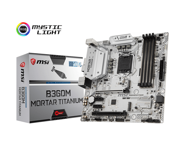 Mainboard MSI B360M Mortar Titanium Socket LGA1151v2 _1118KT